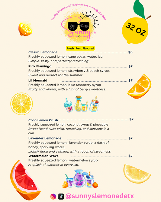 Fresh-Squeezed Flavored Lemonade