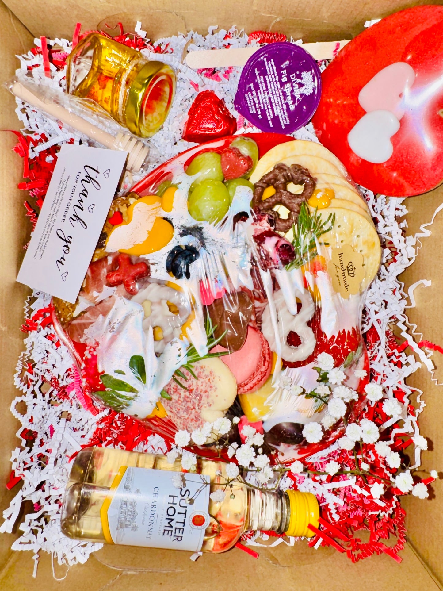 Valentine’s Heart Charcuterie Board